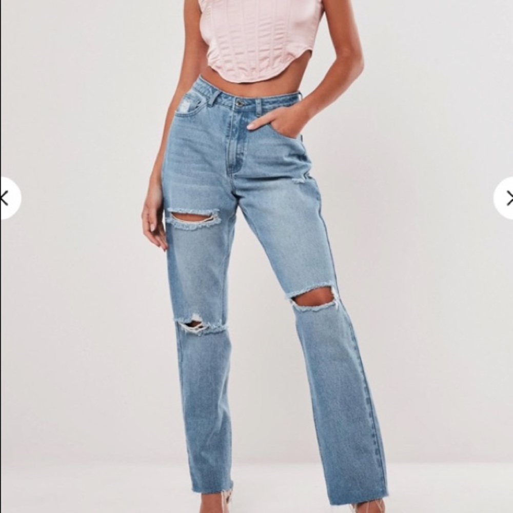 Stassie x Missguided Highwaisted Jeans